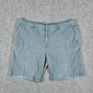 Tommy‎ Bahama Blue Flat Front Shorts Casual Chino Moss Green Mens Tagged Size 40